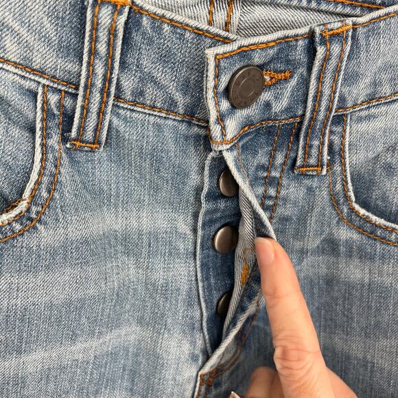 DSTLD Mom Jean High Rise Light Wash Button Fly Skinny NEW Womens Sz 24x30 - Picture 3 of 7